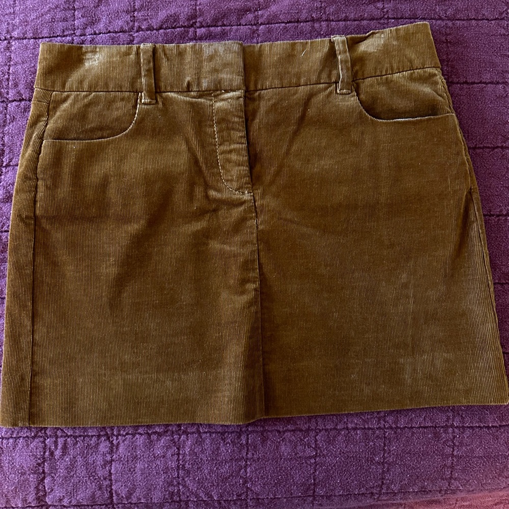 J.Crew corduroy skirt Size 8